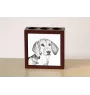 Harrier - Stifthalter mit Hund, Schreibtischorganizer mit Aufdruck, personalisierte Schreibtischdekoration der Marke Art-Dog