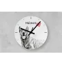 Harrier - wall clock with a dog, shelf clock with a print, personalized home decoration from the Art-Dog brand