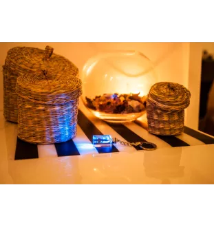 Harrier - Porte-clés en cristal avec photo de chien, porte-clés lumineux, cadeau unique de la marque Art-Dog