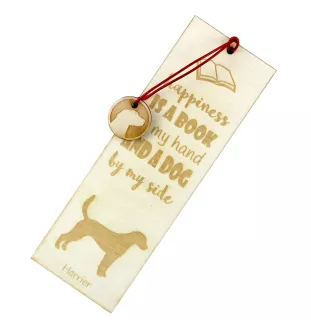 Harrier - dog bookmark, personalized bookmark, dog gadget for Art-Dog brand readers