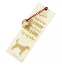 Harrier - dog bookmark, personalized bookmark, dog gadget for Art-Dog brand readers