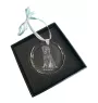 Hovawart, Hovie - crystal bauble with a photo, dog photo in crystal, personalized Christmas tree ornament by Art-Dog brand
