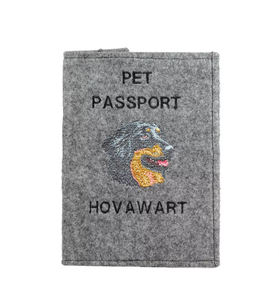 Hovawart - Porte passeport pour chien, porte document, cadeau pour le voyageur de la marque Art-Dog