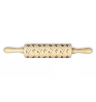 Harrier - patterned rolling pin with a dog, rolling pin for dough and ceramics, a gift for a pastry chef from the Art-Dog brand