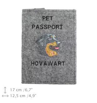 Hovawart - Porte passeport pour chien, porte document, cadeau pour le voyageur de la marque Art-Dog
