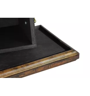 Hovawart Personalisierte Hundeurne mit Gravur und Relief, Erinnerungsbox für Hundeknochen von der Marke Art-Dog