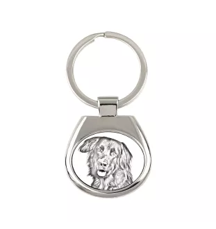 Hovawart, Hovie - keychain with a dog, keychain with a print, personalized pendant from the Art-Dog brand