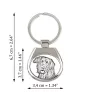 Hovawart, Hovie - keychain with a dog, keychain with a print, personalized pendant from the Art-Dog brand
