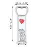 Hovawart, Hovie - bottle opener with a dog, personalized fridge opener, unique gift for a man by Art-Dog brand