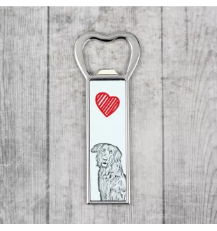 Hovawart - ouvre-bouteille avec chien, ouvre-bouteille personnalisé pour réfrigérateur, cadeau unique pour homme de la marque Art-Dog