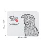 Hovawart, Hovie - mouse pad with print, personalized dog-themed mouse pad, unique gadget for an office worker by Art-Dog brand