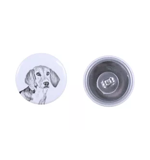 Harrier kolczyki z psem mały Art-Dog