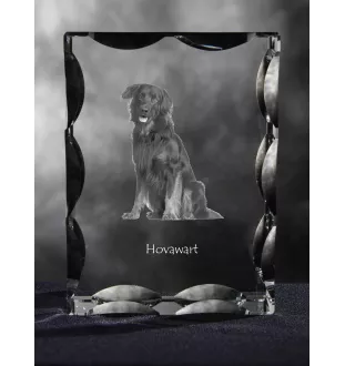 Hovawart ramka kryształowa z psem Art-Dog