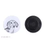 Harrier - magnet with a dog's pupil, exceptionally light, strong magnet, handmade product by the Art-Dog brand