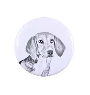 Harrier - Damen Schmuck mit dem Bild eines Hundes, handgefertigtes Produkt, Möglichkeit, Ihr eigenes Foto hinzuzufügen, Marke Art-Dog