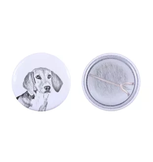 Harrier - badge avec votre chien, ajoutez votre propre photo, marque Art-Dog