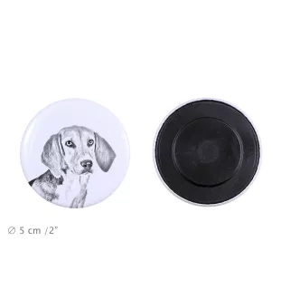 Harrier - aimant avec un œil de chien, exceptionnellement léger, aimant puissant, produit fabriqué à la main par la marque Art-Dog