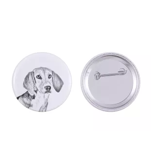 Harrier - badge avec votre chien, ajoutez votre propre photo, marque Art-Dog