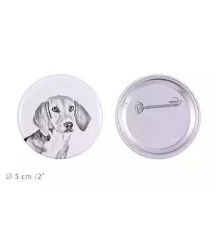 Harrier - badge avec votre chien, ajoutez votre propre photo, marque Art-Dog