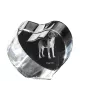 Harrier - a photo of a dog in crystal, crystal heart, unique photo frame from the Art-Dog brand