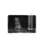 Hovawart - Stifthalter, Kristallorganizer mit Hundefoto, einzigartige Schreibtischdekoration der Marke Art-Dog