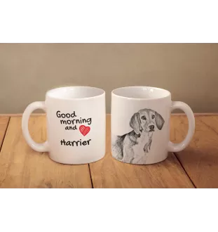 Harrier - Tasse mit Hund, Tasse mit Bild, personalisiertes Geschenk der Marke Art-Dog