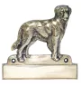 Hovawart - Haustürschild mit Hund, Messingschild mit Namen, personalisiertes Türschild mit Markennamen Art-Dog