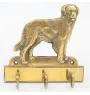 Hovawart, Hovie - key holder with a dog, brass handle for dog accessories, an elegant decoration for the hallway from the Art-Dog brand.