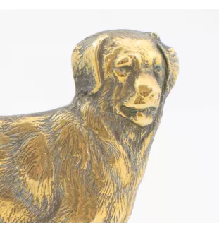 Hovawart - Schlüsselhalter mit Hund, Messinggriff für Hundezubehör, elegante Dekoration für den Flur der Marke Art-Dog