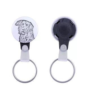 Hovawart - porte-clés avec l'image d'un chien, pendentif avec la propre graphique de la marque Art-Dog