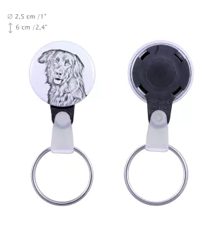 Hovawart - porte-clés avec l'image d'un chien, pendentif avec la propre graphique de la marque Art-Dog