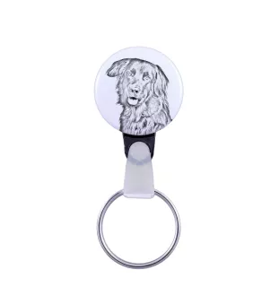 Hovawart - porte-clés avec l'image d'un chien, pendentif avec la propre graphique de la marque Art-Dog