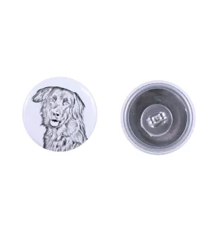 Hovawart, Hovie - unique dog earrings, your pet on a keychain, Art-Dog's own brand