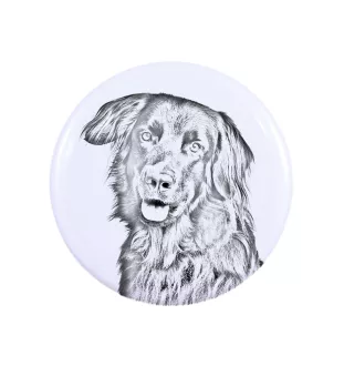 Hovawart, Hovie - magnet with a dog's pupil, exceptionally light, strong magnet, handmade product by the Art-Dog brand