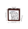 Hovawart - Stifthalter mit Hund, Schreibtischorganizer mit Aufdruck, personalisierte Schreibtischdekoration der Marke Art-Dog