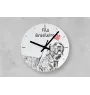 Hovawart, Hovie - wall clock with a dog, shelf clock with a print, personalized home decoration from the Art-Dog brand