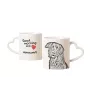 Hovawart - tasse avec chien, une tasse adorable avec une anse en forme de cœur, un cadeau universel de la marque Art-Dog