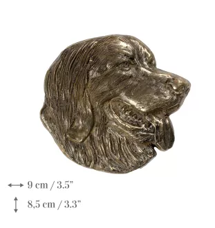 Hovawart - Gedenktafel mit Hund, personalisierten Dank, Auszeichnung, Diplom mit Widmung der Marke Art-Dog