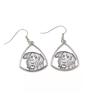 Hovawart, Hovie - dog earrings, hanging earrings with a picture, personalized jewelry with Art-Dog brand print