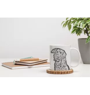Hovawart - tasse avec chien, une tasse adorable avec une illustration, un cadeau avec votre photo de la marque Art-Dog