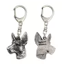 Podenco Ibicenco, Ibiza-Podenco,Ca Eivissec - Versilberter Schlüsselanhänger mit Hund, Handtaschen-Dekoration, Rucksack-Anhänger der Marke Art-Dog