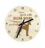 Ibizan Hound, Ibizan Podenco, Ibizan Warren Hound - clock with dog, wooden clock with engraving, personalised clock by Art-Dog