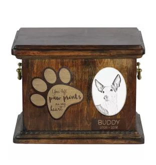 Podenco Ibicenco, Ibiza-Podenco,Ca Eivissec - Hund Ascheurne, personalisierte Ascheurne mit Foto, Hund Ascheurne von der Marke Art-Dog