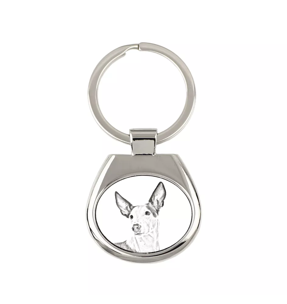 Podenco d'Ibiza, chien de garenne des Baléares - porte-clés avec chien, porte-clés imprimé, breloque personnalisée de la marque Art-Dog