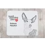 Ibizan Hound, Ibizan Podenco, Ibizan Warren Hound - mouse pad with print, personalized dog-themed mouse pad, unique gadget for an office worker by Art-Dog brand