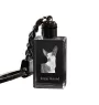 Ibizan Hound, Ibizan Podenco, Ibizan Warren Hound - Crystal key ring with dog photo, illuminated key ring, unique gift by Art-Dog brand