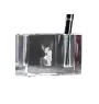 Ibizan Hound, Ibizan Podenco, Ibizan Warren Hound - Pen stand, crystal organiser with dog photo, unique desk decoration by Art-Dog brand
