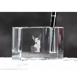 Podenco z Ibizy penholder kryształowy z psem Art-Dog