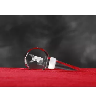 Podenco d'Ibiza, chien de garenne des Baléares - Bouchon de bouteille en cristal, bouchon de vin unique avec photo, cadeau personnalisé pour sommelier par la marque Art-Dog