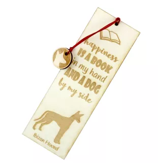 Ibizan Hound, Ibizan Podenco, Ibizan Warren Hound - dog bookmark, personalized bookmark, dog gadget for Art-Dog brand readers